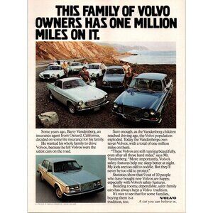1979 Volvo Car Lineup Vintage Print Ad Vintage Print Ad Family Tradition Photo